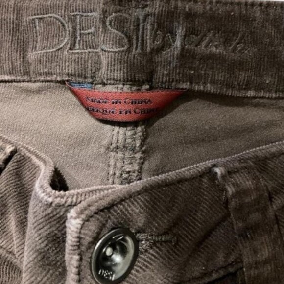 Desi by Dish brown corduroy pants size 4/6 - Picture 3 of 3